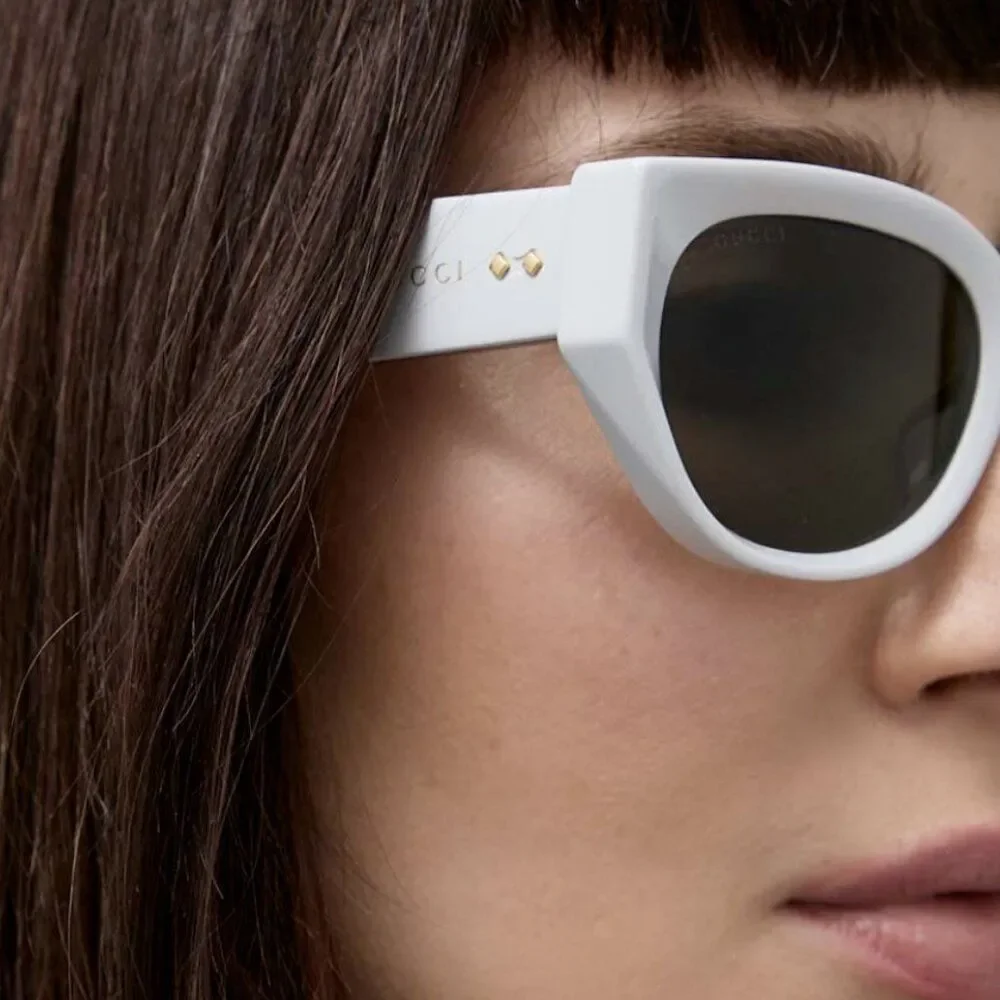 SALE! NEW Gucci GG1532SA 003 Grey Unisex Cat Eye Sunglasses GG 1532SA